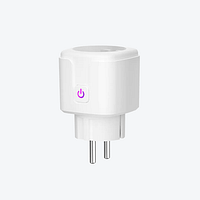 priza s Priza smart, Circuit4Life, 16A, app Tuya Smart, Protectie copii, Monitorizare consum, Compatibil cu Alexa/Google Assistant, Alb