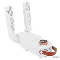 upscalemedia-transformed (2) Uscator de incaltaminte electric CIRCUITWORKS, portabil/pliabil/flexibil, timing intelligent, 150 W, 230 V, sterilizator, dezodorizant, cu agatatoare, multifunctional (pantofi, sosete, manusi), 28 x 18 x 8 cm, Alb