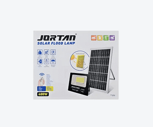 solar Proiector solar puternic JORTAN® de 400W, panou solar si telecomanda, IP66