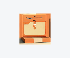 agenda portocalie Set de cadouri business premium 2024, cu agenda din piele PU si stilou – ideal pentru campanii promotionale-portocaliu