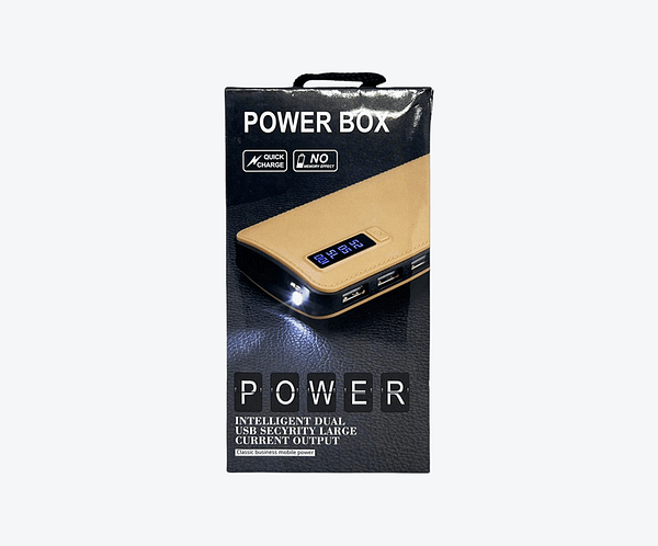 baterie externa Baterie externa Elworld 20000mAh, LCD, 3xUSB, Alb
