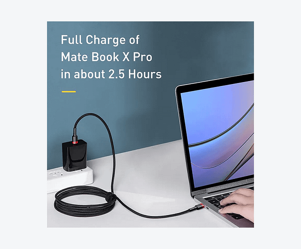 incar3 Cablu USB Type C la Type C, Incarcare Super Rapida, 100W PD Negru 1M