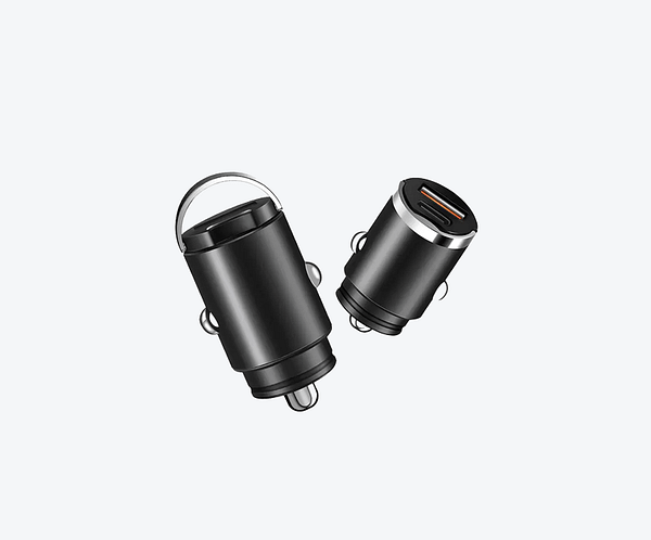 incarcator masina Incarcator Auto Bricheta Mini Circuit4Life® SuperFastCharge 100W, USB-A 100W + USB Tip C PD 15W Incarcare Rapida, Compatibilitate Universala, Apple, Samsung, Huawey, Xiaomi, Google, Tableta, Corp Metalic, 12V/24V, Negru